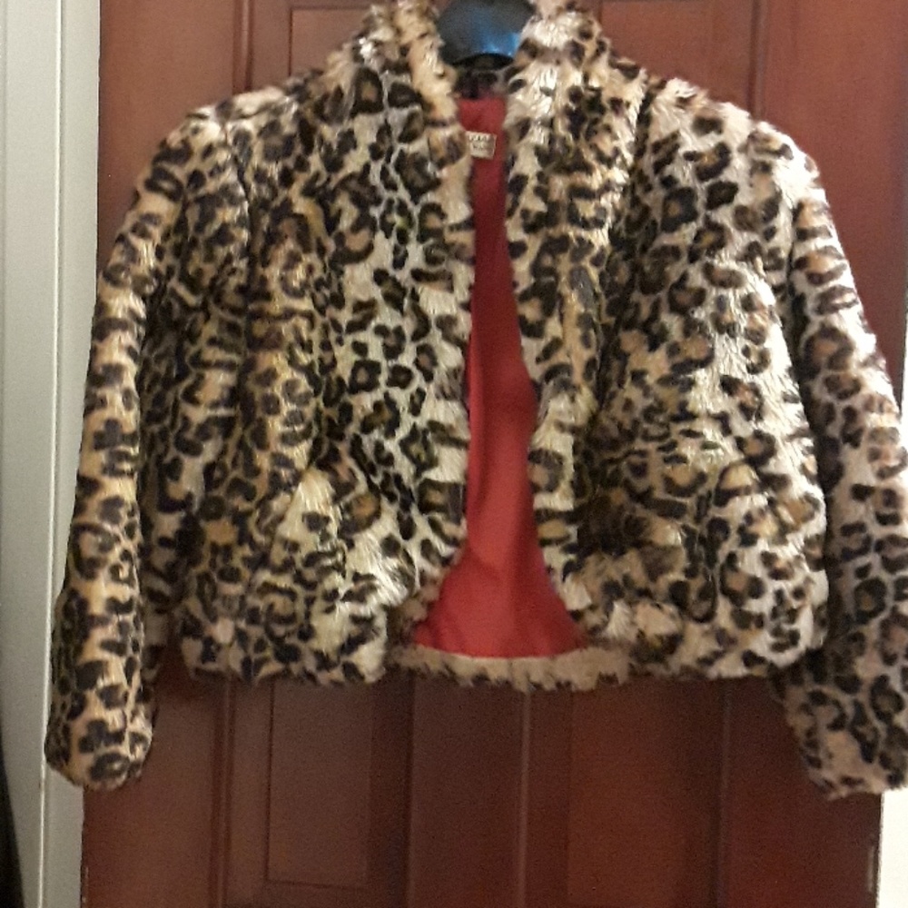 Vera Wang Leopard Print Jacket - image 1